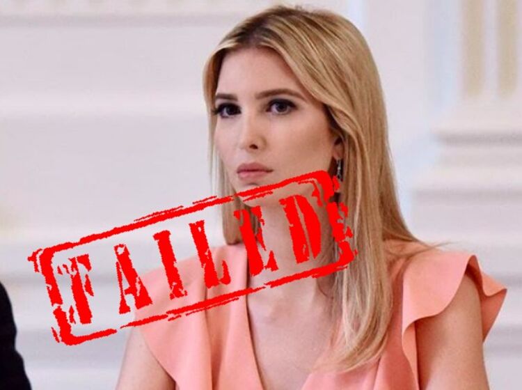 Memers rejoice as Ivanka Trump admits her business is an abysmal failure