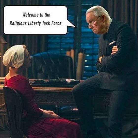 These “Religious Liberty Task Force” memes make the whole thing slightly less creepy