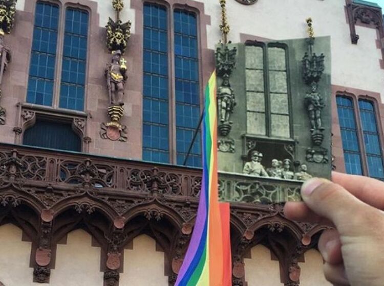 This viral photo tells a story of LGBTQ liberation in one jaw-dropping image