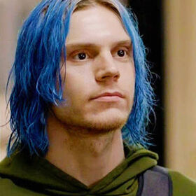 Evan Peters let it all hang out while filming “American Horror Story”
