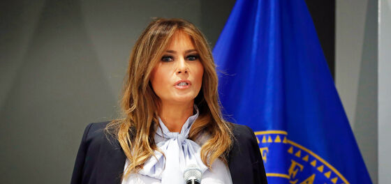 Melania says grown-ups need to be less “destructive” on social media and Twitter is like “Girl, bye!”