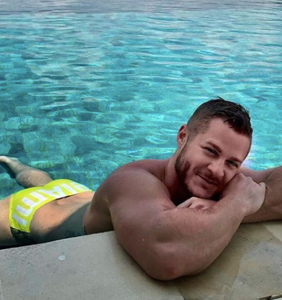 Austin Armacost is living his best life in the Mediterranean