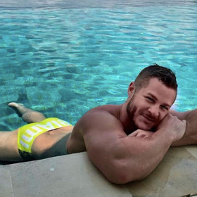 Austin Armacost is living his best life in the Mediterranean