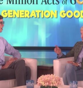 Teen was kicked out of the house for being gay. Watch Ellen make his jaw drop with an “act of good.”