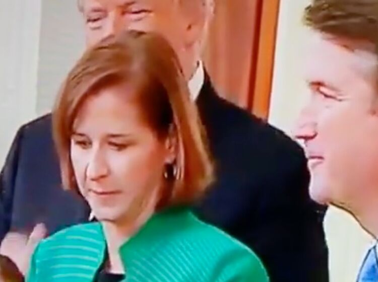 This candid 45-second clip of Brett Kavanaugh’s wife speaks volumes