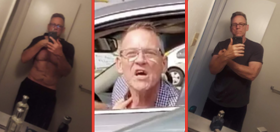 Twitter blasts “toothless racist” Charles Geier after he chases down Latina woman with his car