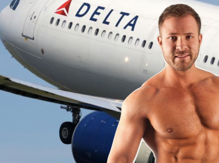 Delta employee suspended over mid-flight bathroom hookup with Austin Wolf caught on tape