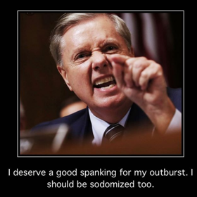 Is it OK for liberals to crack misogynistic gay jokes at Lindsey Graham’s expense?
