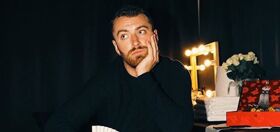 WATCH: Sam Smith surprises fans with something wriggling into his mouth