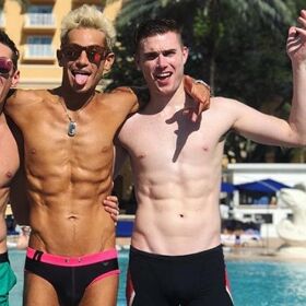 PHOTOS: Frankie Grande is officially in a throuple and wants the world to know