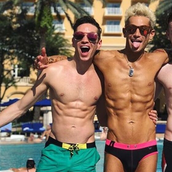 PHOTOS: Frankie Grande is officially in a throuple and wants the world to know