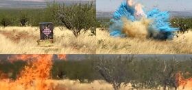 WATCH: New video shows exact moment a gender reveal party started a 47,000 acre wildfire