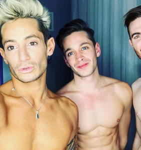 Frankie Grande dishes on being in a thruple, says “the triangle is the strongest shape”