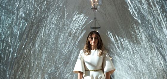 Melania dreads the impending arrival of the f’ing White House Christmas tree