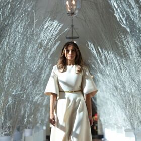 Melania begrudgingly agrees to decorate White House for Christmas one last f’ing time