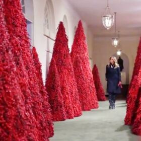 Melania is bringing back her blood trees for Christmas ‘charity’ fundraiser benefiting Donald Trump