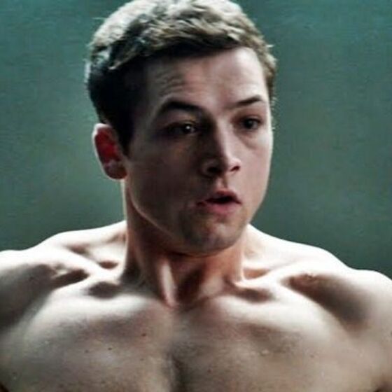 Taron Egerton talks first gay sex scene with this “well-known man”
