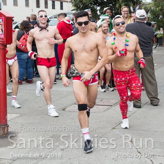 PHOTOS: These guys stripped to their underwear in public to raise money for AIDS