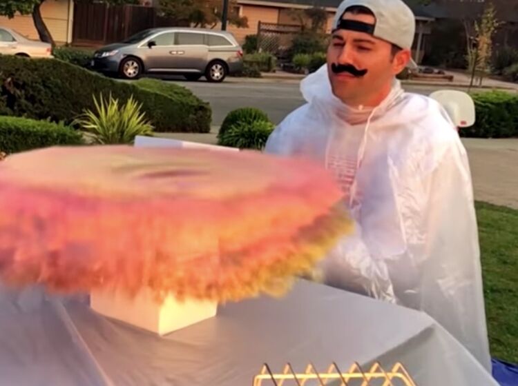WATCH: High-tech glitter-fart bomb helps man get revenge on Amazon package thieves