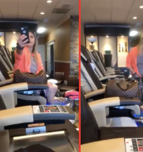 Woman launches into antigay tirade against man getting pedicure, screams “Eat my p*ssy! Eat it!”