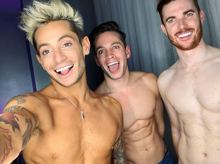 Frankie Grande’s throuple has broken up, and we’re actually kinda sad about it