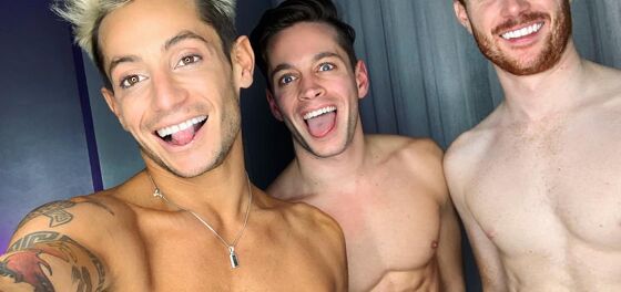 Frankie Grande’s throuple has broken up, and we’re actually kinda sad about it