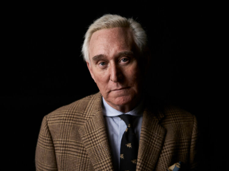“Trysexual” Roger Stone has been poisoning democracy–and our causes–since Nixon