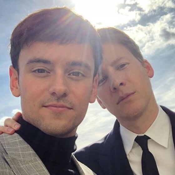 Dustin Lance Black was barred from a Tom Daley diving event. You’ll never guess why.