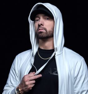 Does homophobic rapper Eminem have a gay sex tape?