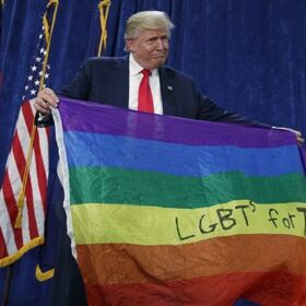 Trump says his ‘biggest supporters’ are LGBTQ, invents fake gay ‘award’ he never received