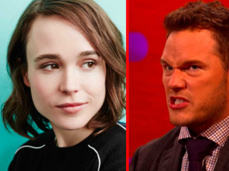 Ellen Page isn’t finished yet, slams Chris Pratt over antigay church in yet another tweet