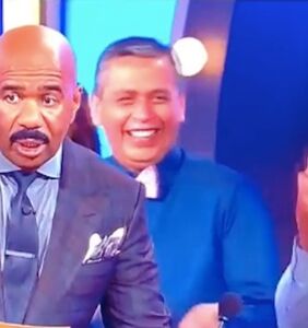 ‘Family Feud’ contestant’s witty response leaves Steve Harvey hilariously speechless