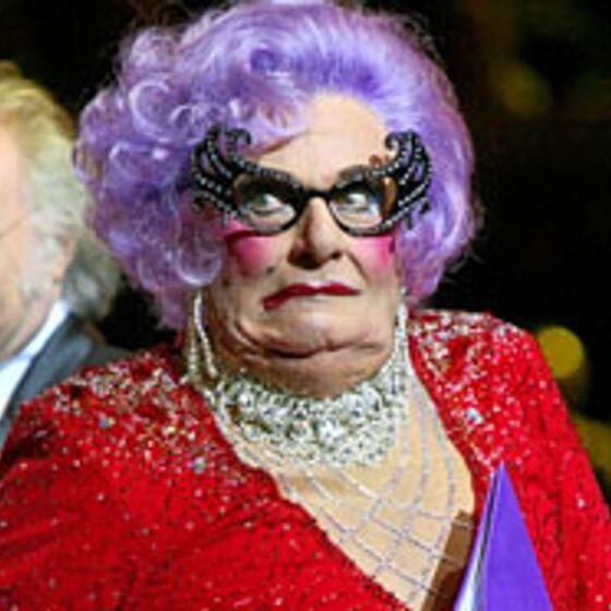 Dame Edna doubles down on anti-transgender comments