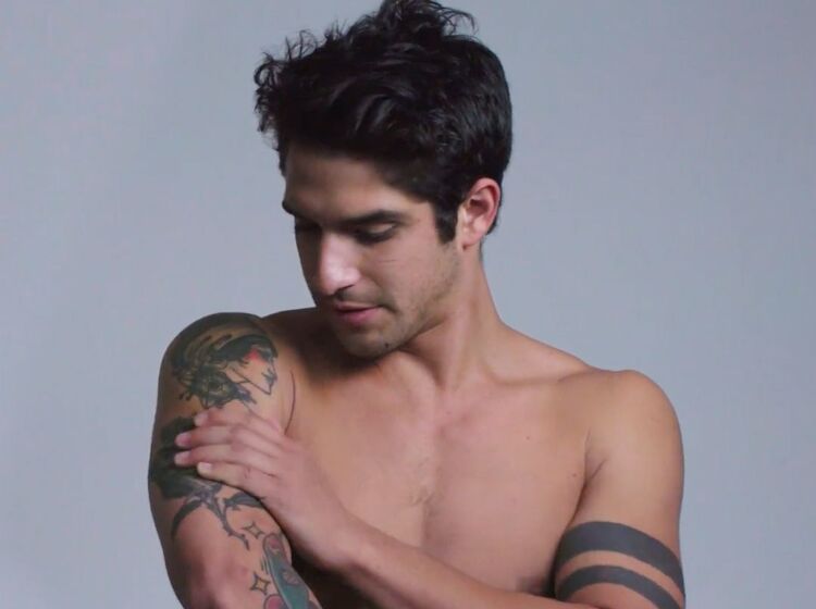 Tyler Posey talks “shoving my tongue down some dude’s throat” in racy new show