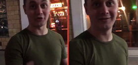 Homophobe who assaulted gay man on video whines about being too poor to get to court