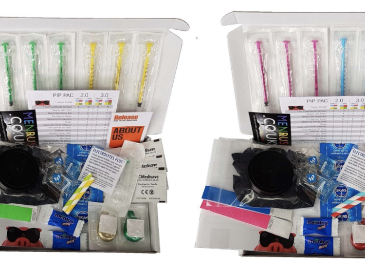 Chemsex survival kits come with color-coded syringes and a booklet on what to do if you’re arrested