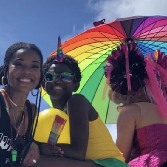 NBA star Dwyane Wade shares his support for his 11-year-old son at Miami Pride