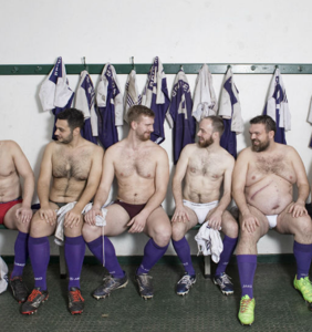 Sneak a peek inside the locker room of the Berlin Bruisers gay rugby club
