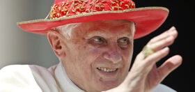The former pope thinks you’re to blame for his church molesting thousands of kids