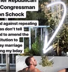 Antigay former Congressman Aaron Schock busted trying to pick up a guy in West Hollywood