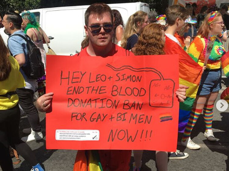 Ireland won't let gay men donate blood. One man wants to change that.