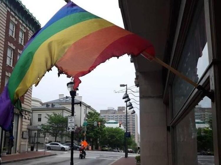 Police search for culprits behind a burned Pride flag and an antigay noose
