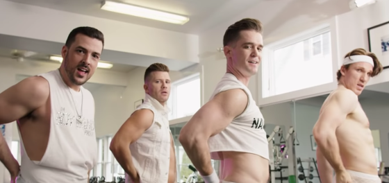 The Boy Band Project hits the gym and the showers in summer bop