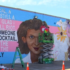 Check out the new mural dedicated to Stonewall hero Marsha P. Johnson