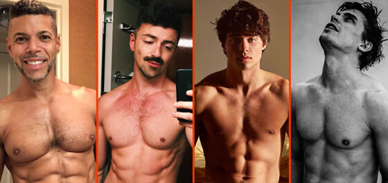 Gus Kenworthy’s singlet, Nyle DiMarco’s back, & Noah Centineo’s full spread