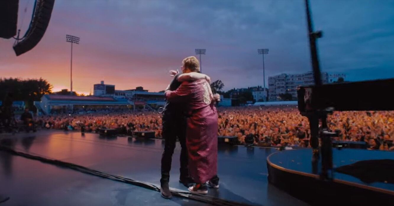 WATCH: Elton John surprises concert goers with a Taron Egerton duet that screams Pride