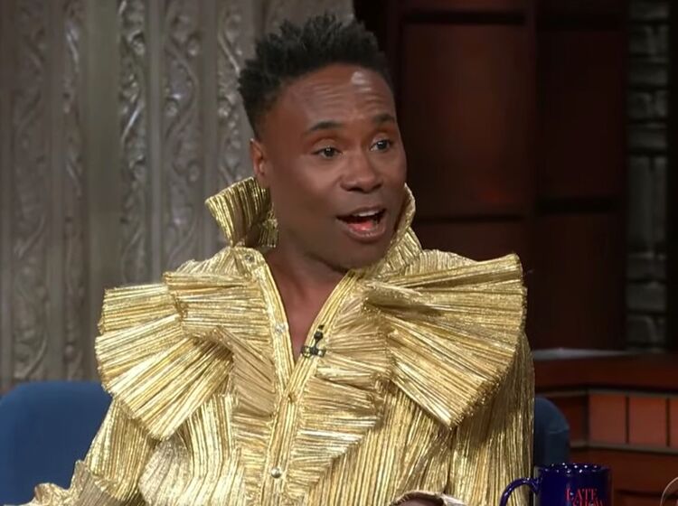 WATCH: Billy Porter slayed the Late Show with Stephen Colbert, because of course she did