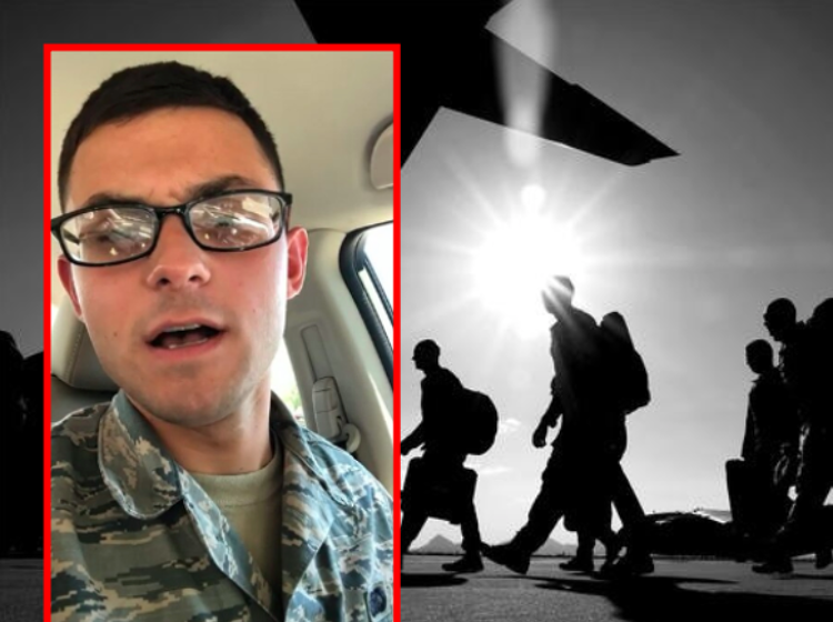 Airman posts series of deeply disturbing videos of himself shouting homophobic vitriol into camera