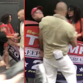 Indya Moore gets into violent altercation with Trump supporter in shocking video
