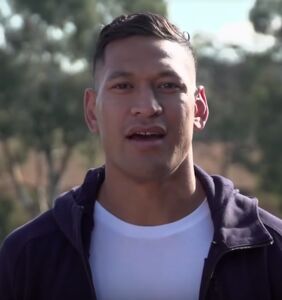 Israel Folau returns to rugby and opposing team responds with rainbows